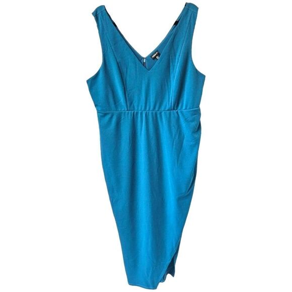 I'm TORRIDโPlus Size Maxi Stretch Crepe V- Neck Column Dress Size 20 - Picture 6 of 16